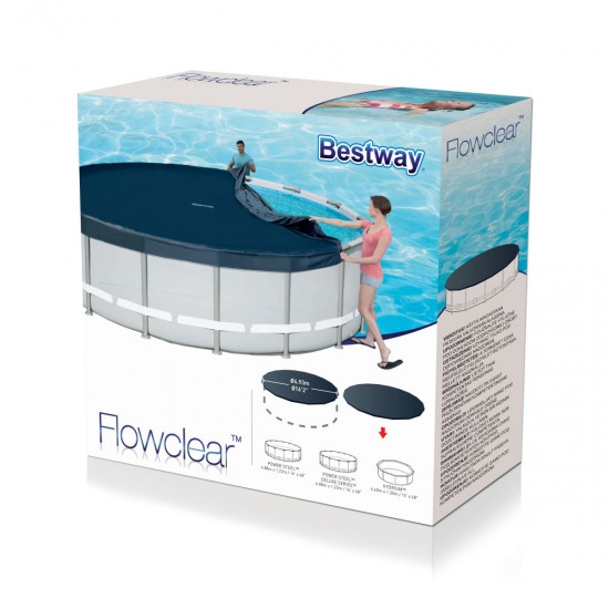 Bâche 4 saisons pour piscine Ø 493 cm