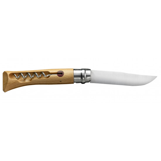 Couteau Opinel - Tire-bouchon N°10 Hêtre