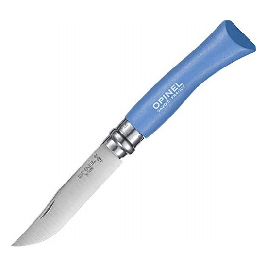 Couteau Opinel - N°7 Acidulé Azur Blister