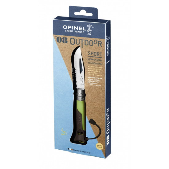 Couteau Opinel - N°8 Outdoor Vert