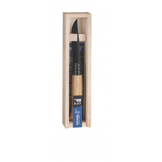 Couteau Opinel - N°8 Black Chêne Edition